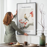 Ohara Koson Japanese Plague Bird On Maple