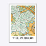 William Morris plakat med St. James mønster fra 1881 i hvid træramme.