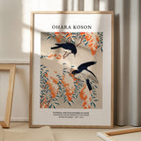 Ohara Koson Nandina and Flycatchers