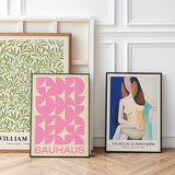 Bauhaus Plakat Pink 017