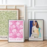 William Morris Chrysanthemum (Pink Edit)