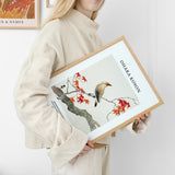 Ohara Koson Japanese Plague Bird On Maple