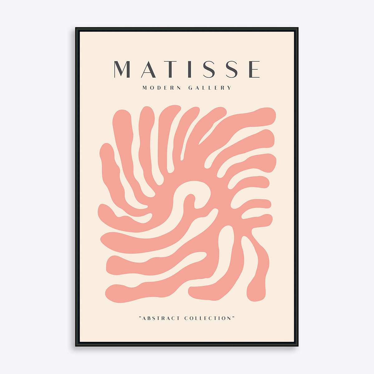 Matisse plakat med motiv i rosa