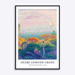 Plakat Two Women by the Shore i sort ramme