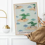 Watanabe Seitei plakat i guldramme