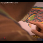 Plakat af en papegøjefisk (Scarus Vetula) fra "Nak & Æd".