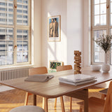 Vilhelm Lundstrøm plakat i ramme på væg i stue