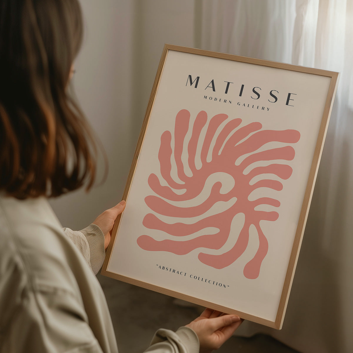Indrammet Matisse plakat til mors dag