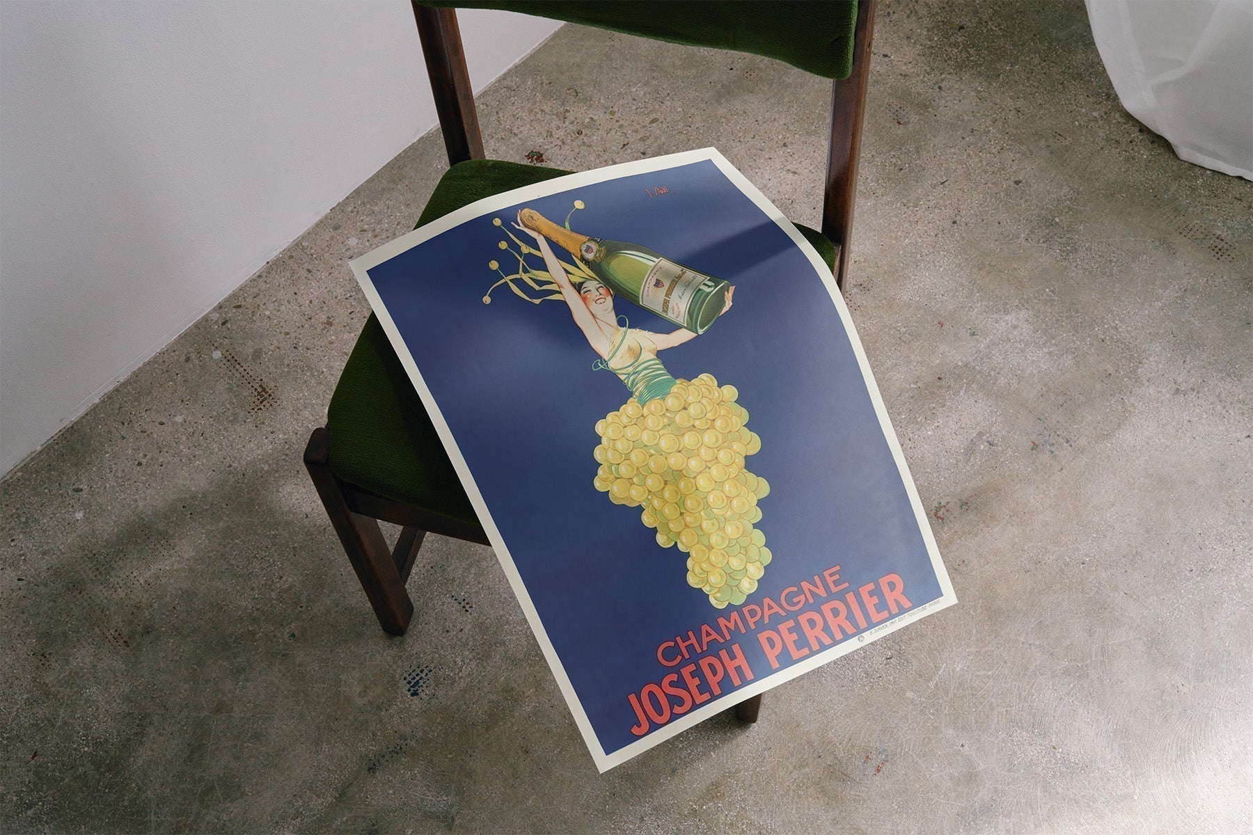 Vintageplakat Champagne Joseph Perrier