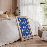 Bauhaus Plakat Blå 016
