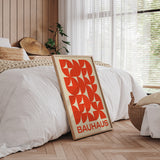 Bauhaus Plakat Orange 018