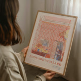 Interieur aux tentures roses I
