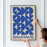 Bauhaus Plakat Blå 016