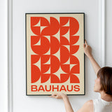 Bauhaus Plakat Orange 018