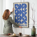Bauhaus Plakat Blå 016