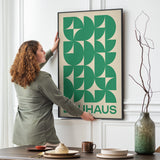 Bauhaus Plakat Grøn 015