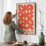 Bauhaus Plakat Orange 018