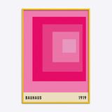 Bauhaus Plakat Pink 010