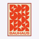 Bauhaus Plakat Orange 018