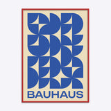 Bauhaus Plakat Blå 016