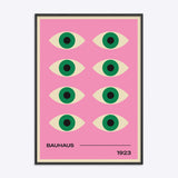 Bauhaus Plakat Pink 011