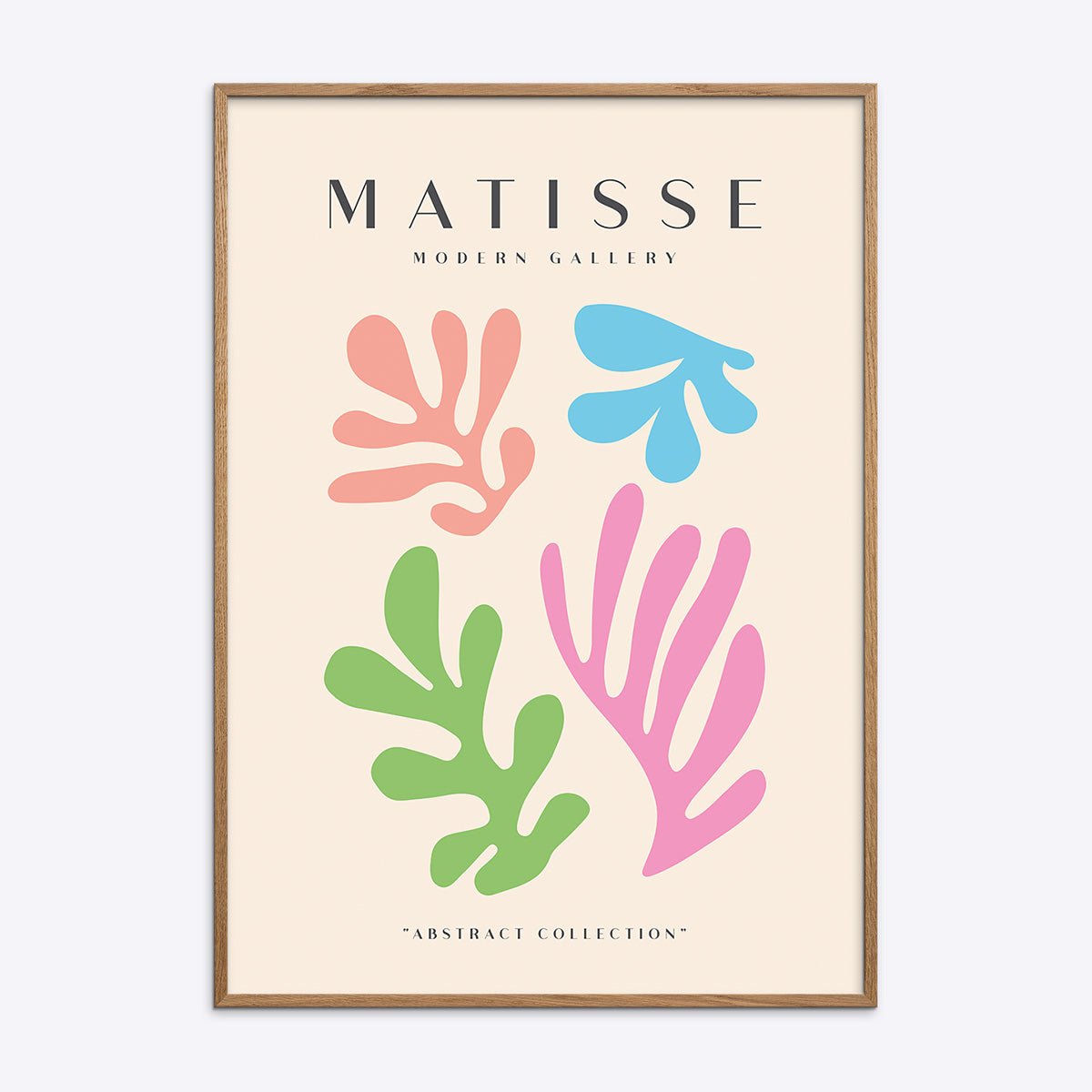 Plakat i egetræsramme med Matisse Modern Gallery Abstract Collection