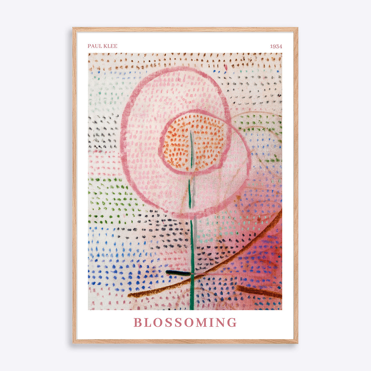 Paul Klee Blossoming plakat