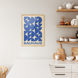 Bauhaus Plakat Blå 016