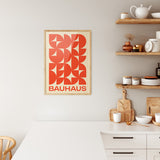 Bauhaus Plakat Orange 018