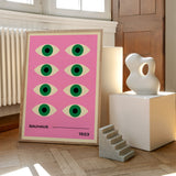 Bauhaus Plakat Pink 011