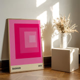 Bauhaus Plakat Pink 010