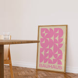Bauhaus Plakat Pink 017
