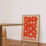 Bauhaus Plakat Orange 018