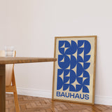 Bauhaus Plakat Blå 016