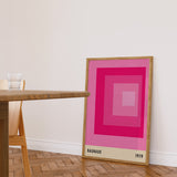 Bauhaus Plakat Pink 010