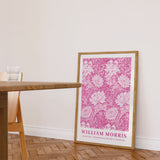 William Morris Chrysanthemum (Pink Edit)