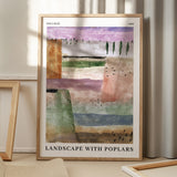 Paul Klee Landscape with Poplars