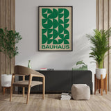 Bauhaus Plakat Grøn 015