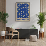 Bauhaus Plakat Blå 016