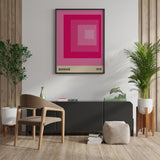 Bauhaus Plakat Pink 010