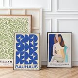 Bauhaus Plakat Blå 016