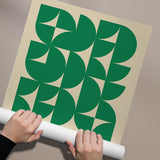 Bauhaus Plakat Grøn 015
