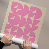 Bauhaus Plakat Pink 017