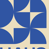 Bauhaus Plakat Blå 016