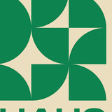 Bauhaus Plakat Grøn 015