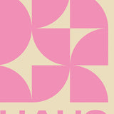 Bauhaus Plakat Pink 017