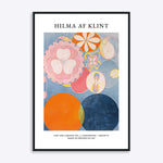 Kunstplakat Hilma af Klint No2 Childhood i sort ramme