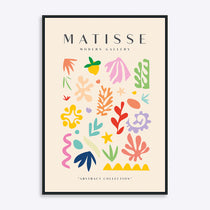Kunstplakaten Matisse Modern Gallery NO2 i sort ramme