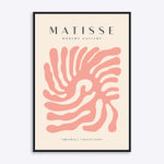 Matisse plakat med motiv i rosa