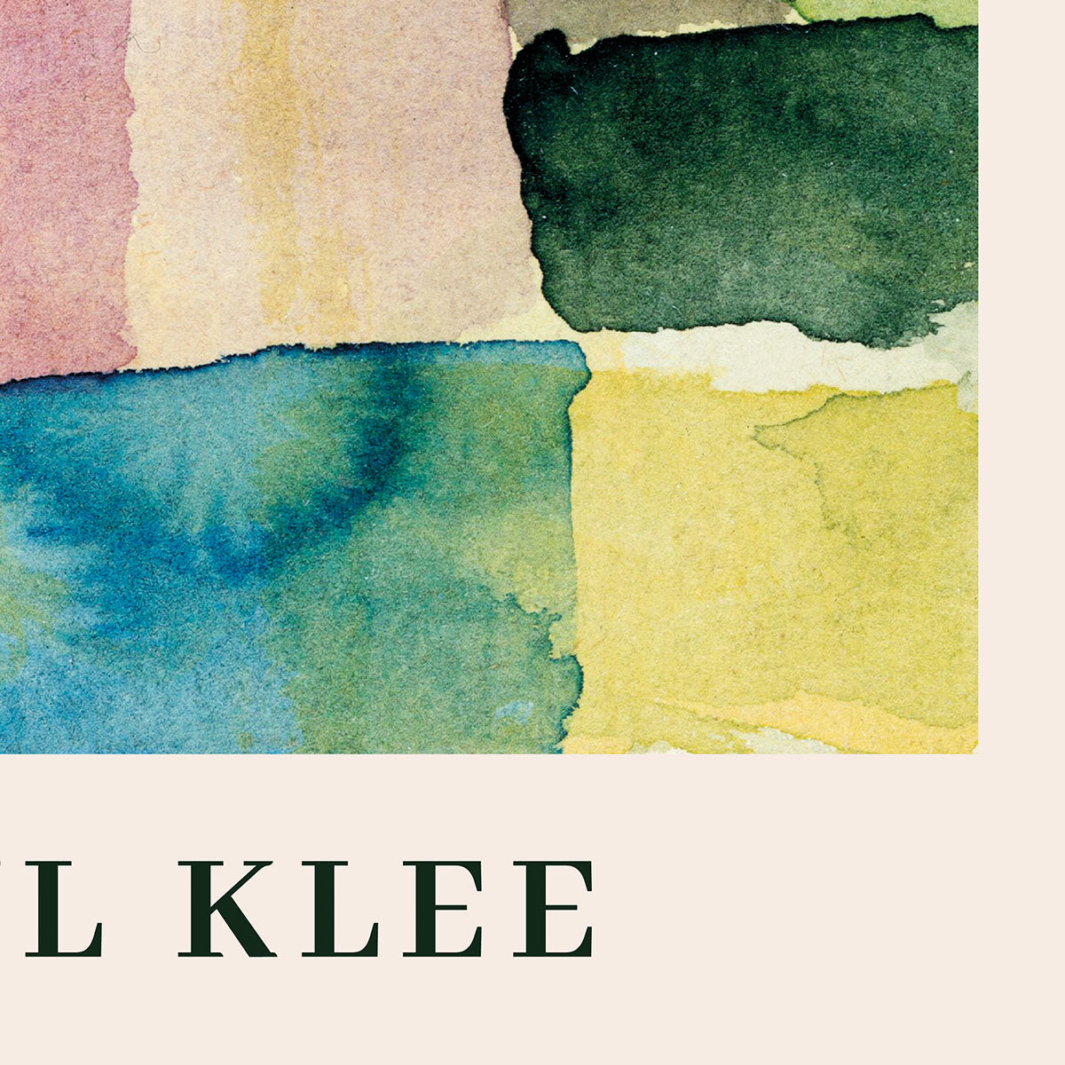 Close-up af Paul Klee "Untitled" plakat
